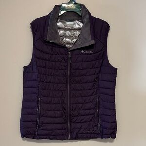 Columbia Women's Dark Purple Quilted Vest